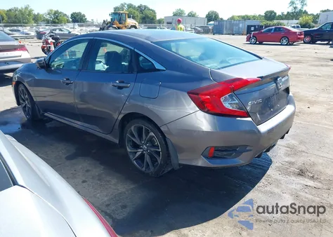 2019 Honda Civic Sport from USA, damaged, VIN 19XFC2F89KE014760